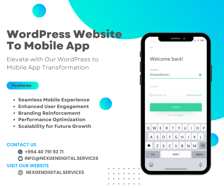 WordPress Website To Mobile App
